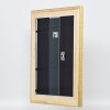 Cornice in legno effetto profilo 95 oro 27x48 cm vetro acrilico