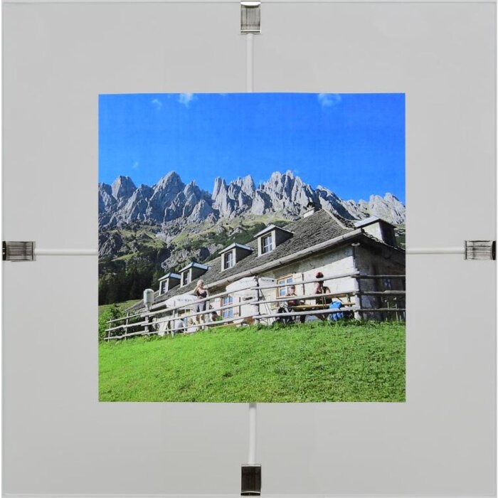 Portafoto in vetro doppio 28x35 cm vetro antiriflesso