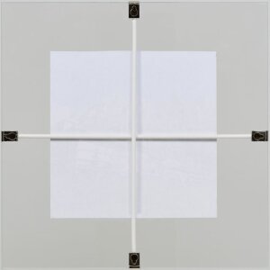Portafoto in vetro doppio 28x35 cm vetro antiriflesso