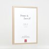 Cornice in legno effetto profilo 35 marrone chiaro 28x35 cm vetro antiriflesso
