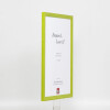 Cornice in legno effetto profilo 89 verde 28x35 cm vetro normale