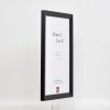 Telaio in legno effetto Top N nero 28x35 cm vetro normale