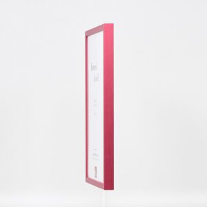 Cornice in legno effetto profilo 35 rosso 28x35 cm vetro acrilico