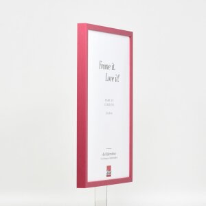 Cornice in legno effetto profilo 35 rosso 28x35 cm vetro acrilico