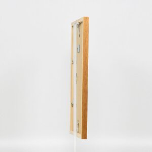 Telaio effetto legno profilo 33 rovere 28x35 cm vetro antiriflesso