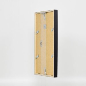Telaio in legno effetto Profilo 35 nero 28x35 cm vetro normale + distanziatore