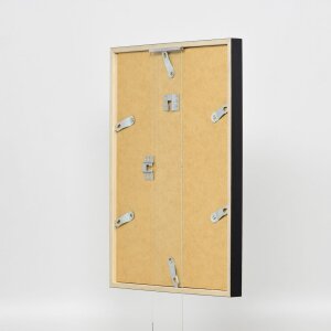 Telaio in legno effetto Profilo 35 nero 28x35 cm vetro normale + distanziatore