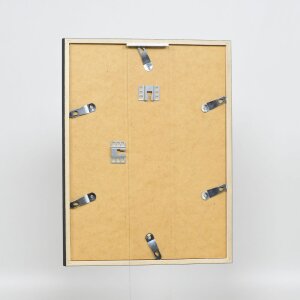 Telaio in legno effetto Profilo 35 nero 28x35 cm vetro normale + distanziatore
