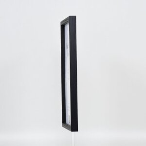Telaio in legno effetto Profilo 35 nero 28x35 cm vetro normale + distanziatore