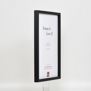 Telaio in legno effetto Profilo 35 nero 28x35 cm vetro normale + distanziatore