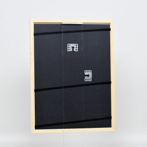 Telaio effetto legno profilo 89 bianco 28x35 cm vetro acrilico
