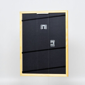 Telaio effetto legno profilo 89 marrone chiaro 28x35 cm vetro acrilico