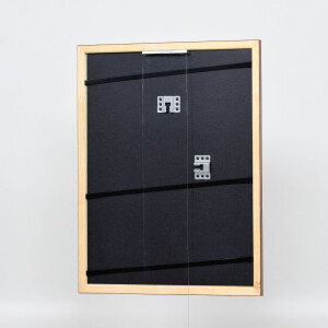 Telaio in legno effetto profilo 89 marrone scuro 28x35 cm vetro acrilico