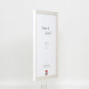 Telaio effetto legno profilo 2070 vetro antiriflesso 28x35 cm bianco