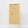 Cornice in legno Top Cube 28x35 cm vetro museale oro