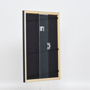 Cornice in legno effetto profilo 38 grigio 28x35 cm vetro museo