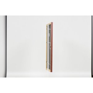 Cornice in legno effetto profilo 38 marrone 28x35 cm vetro museale
