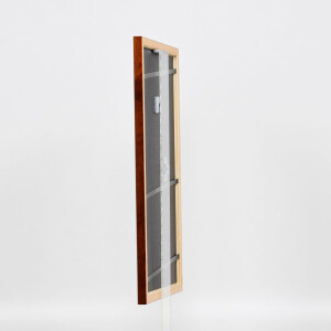 Effetto cornice in legno Profilo 89 marrone scuro 28x35 cm Vetro Museo