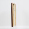 Cornice in legno effetto Top N palissandro 28x35 cm vetro museo