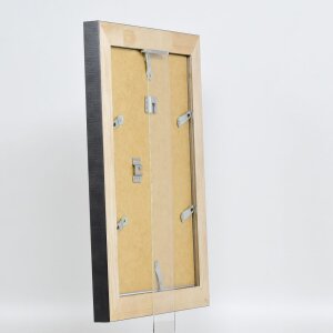 Effetto cornice in legno massiccio Profilo 28 oro 28x35 cm vetro antiriflesso