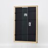 Cornice in legno effetto profilo 2070 vetro museo 28x35 cm oro