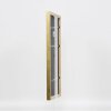 Cornice in legno effetto profilo 2070 vetro museo 28x35 cm oro
