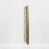 Cornice in legno effetto profilo 2070 vetro museo 28x35 cm oro