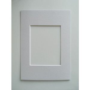 Passepartout smussato - 40x50 cm - grigio