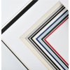 Passepartout smussato - 40x50 cm - grigio