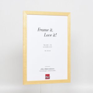 Telaio effetto legno profilo 2210 naturale 29,7x42 cm vetro antiriflesso