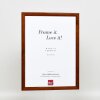 Effetto cornice in legno profilo 89 marrone scuro 29,7x42 cm vetro normale