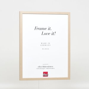 Cornice in legno effetto profilo 35 marrone chiaro 29,7x42 cm vetro normale