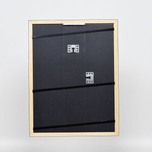 Telaio effetto legno profilo 38 grigio 29,7x42 cm vetro antiriflesso