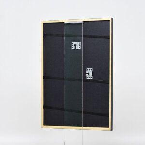Cornice in legno effetto profilo 23 verde 29,7x42 cm vetro antiriflesso