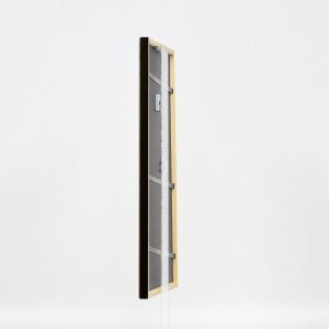 Cornice in legno effetto profilo 23 verde 29,7x42 cm vetro antiriflesso