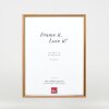Telaio in legno effetto profilo 23 marrone chiaro 29,7x42 cm vetro antiriflesso