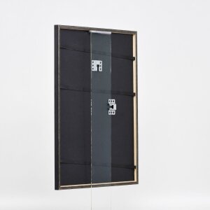 Telaio effetto legno profilo 23 blu 29,7x42 cm vetro antiriflesso