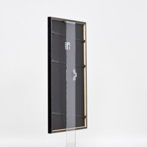 Telaio effetto legno profilo 23 blu 29,7x42 cm vetro antiriflesso