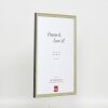 Effetto cornice in legno massiccio profilo 25 verde 29,7x42 cm vetro antiriflesso
