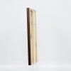 Effetto cornice in legno profilo 33 wengé 29,7x42 cm vetro normale