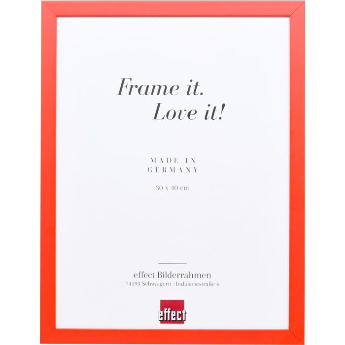 Telaio in legno Top Cube 29,7x42 cm rosso Vetro Antireflex