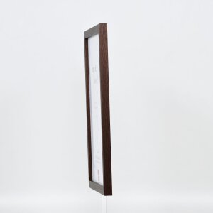 Cornice in legno effetto profilo 33 wengé 29,7x42 cm vetro antiriflesso
