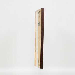 Cornice in legno effetto profilo 33 wengé 29,7x42 cm vetro antiriflesso