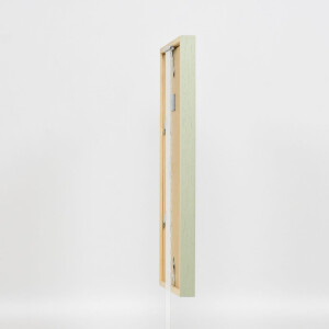 Telaio in legno effetto profilo 35 verde 29,7x42 cm vetro normale + distanziatore