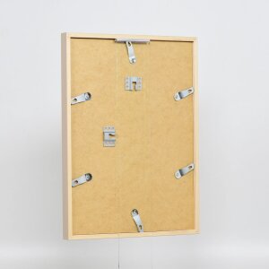 Telaio in legno effetto profilo 35 marrone chiaro 29,7x42 cm vetro normale + distanziale