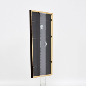 Cornice in legno effetto profilo 23 marrone chiaro 29,7x42 cm vetro museale