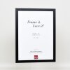 Struttura in legno Top Cube 29,7x42 cm vetro museale nero