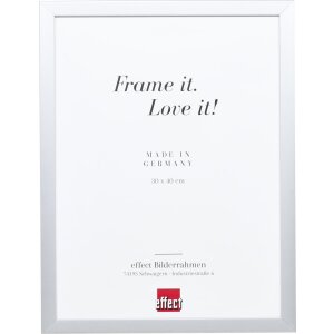 Telaio in legno Top Cube 29,7x42 cm vetro museale argento