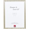 Cornice in legno effetto profilo 2070 vetro museo 29,7x42 cm argento