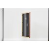 Telaio effetto legno profilo 38 marrone 30x30 cm vetro antiriflesso